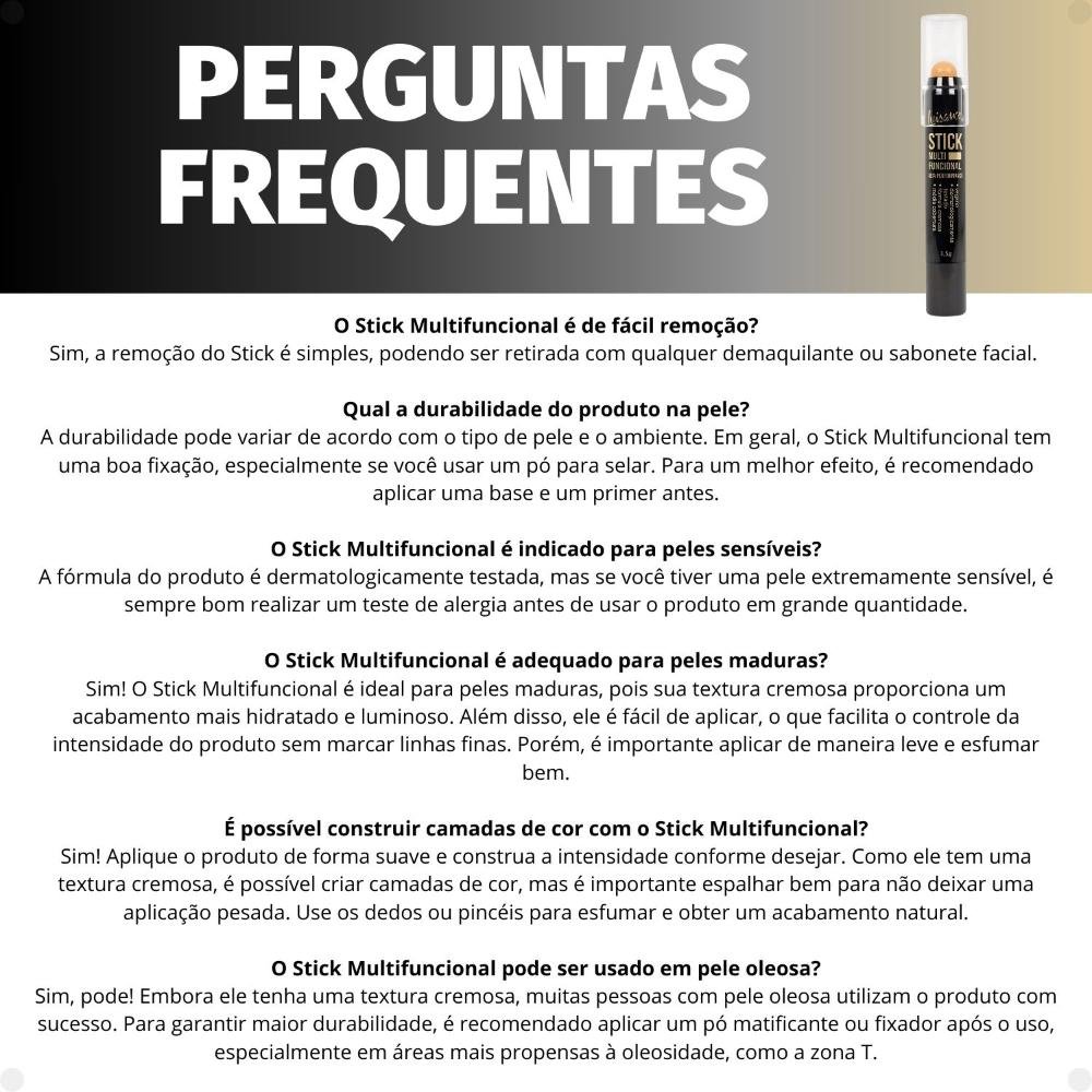 Stick Multifuncional Luisance Cor 05-Amêndoa 05-Amêndoa 6
