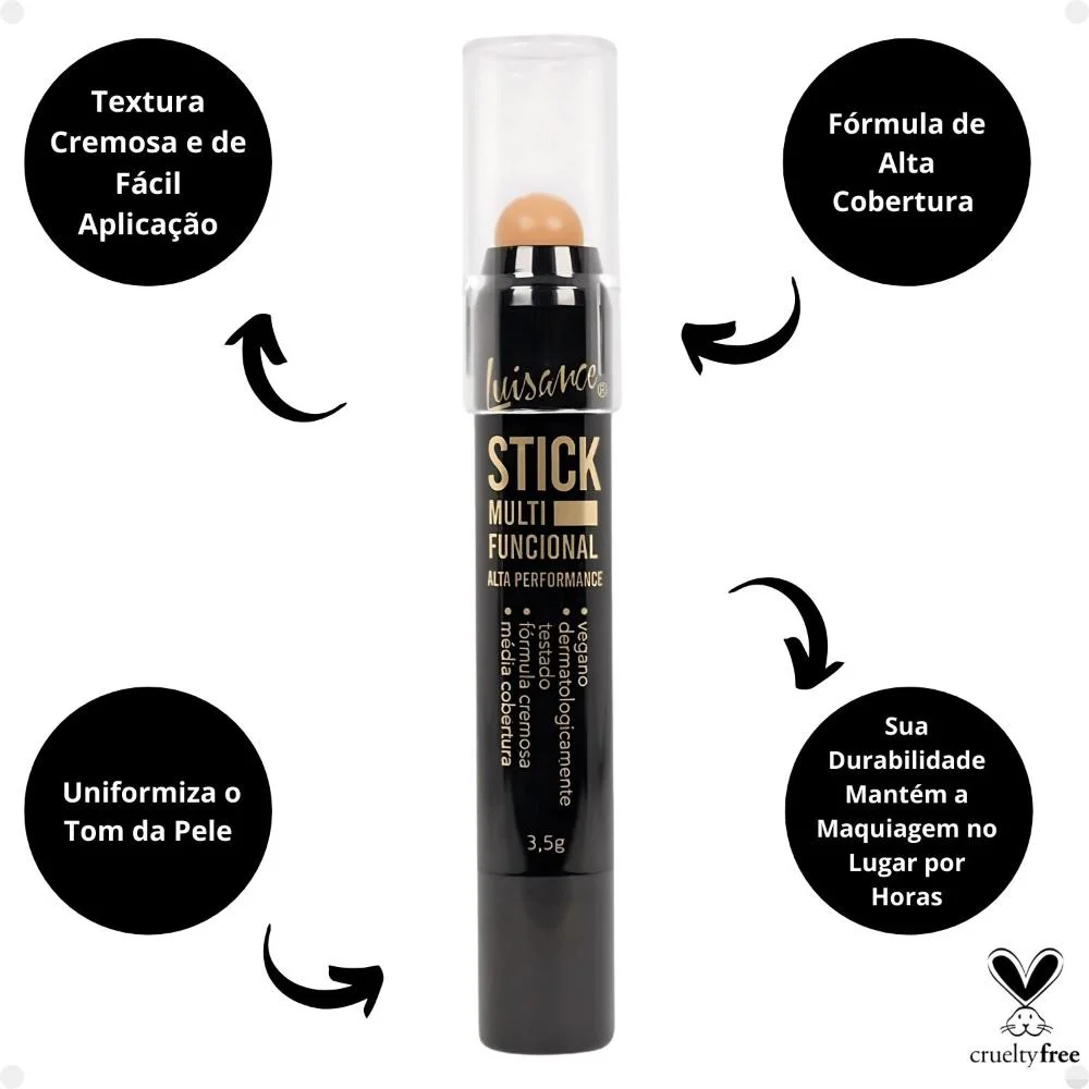 Stick Multifuncional Luisance Cor 07-Âmbar  07-Âmbar 2