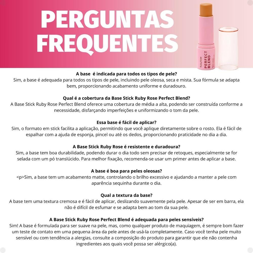 Base Stick Ruby Rose Perfect Blend FS70 HB-M300-7 FS70 6