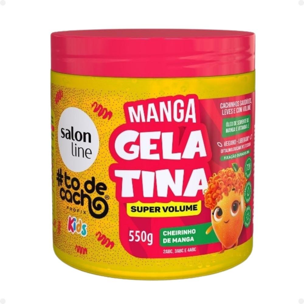 Gelatina Super Volume Salon Line Kids #todecacho Manga 550g 550g 1