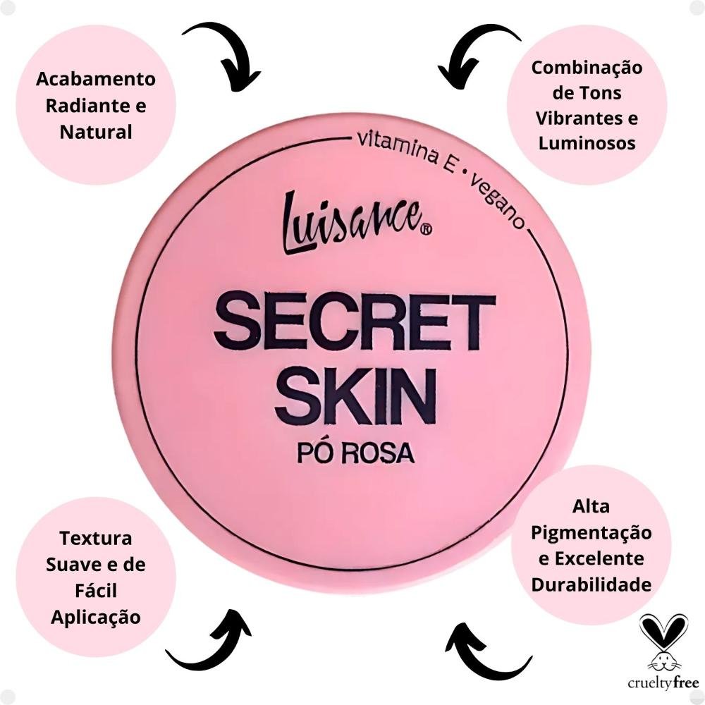 Pó Rosa Luisance Secret Skin Rosa 2