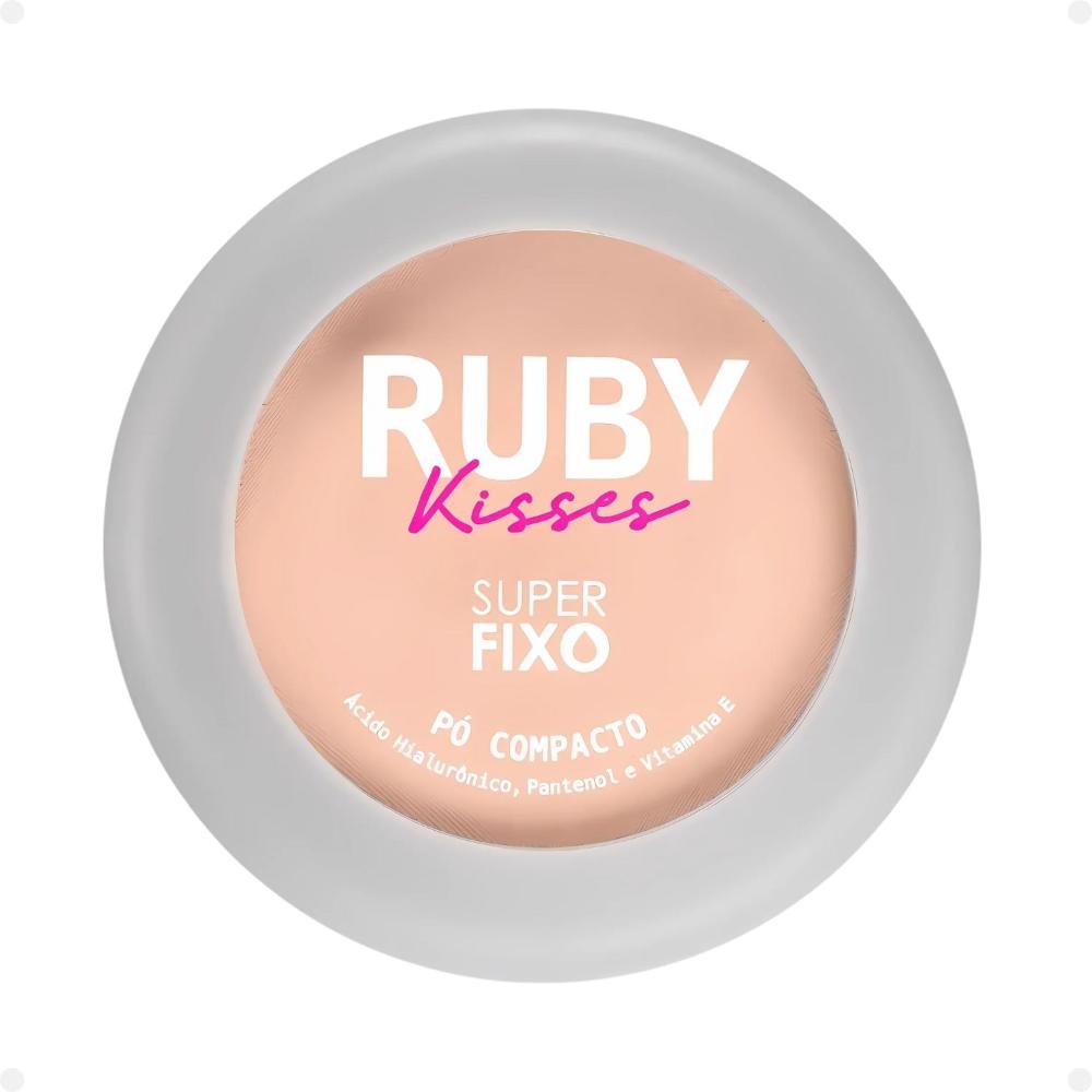 Pó Compacto Ruby Kisses Super Fixo Cor 105 Sfp105b Cor 105 3