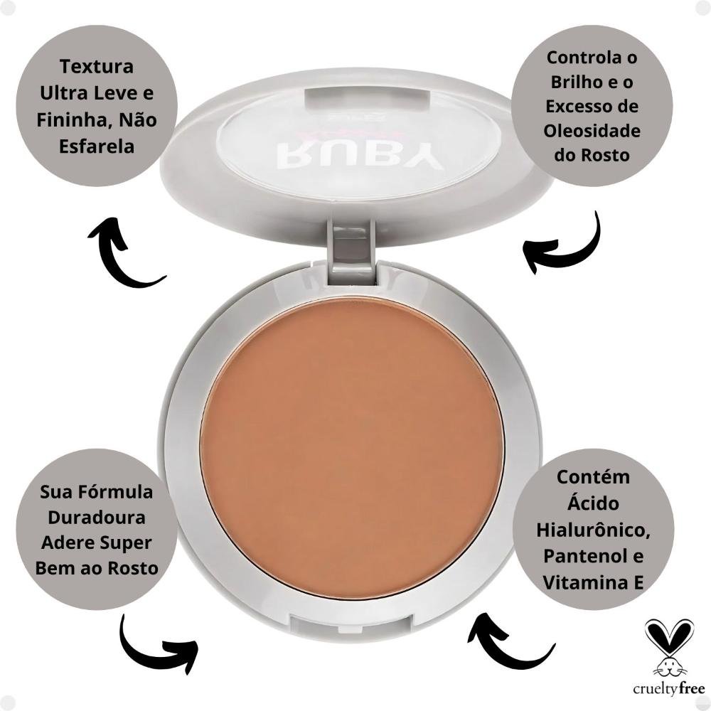 Pó Compacto Ruby Kisses Super Fixo Cor 315 Sfp315b Cor 315 2