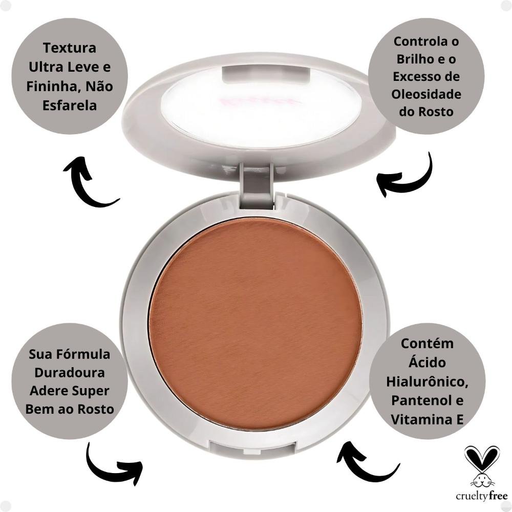 Pó Compacto Ruby Kisses Super Fixo Cor 335 Sfp335b Cor 335 2