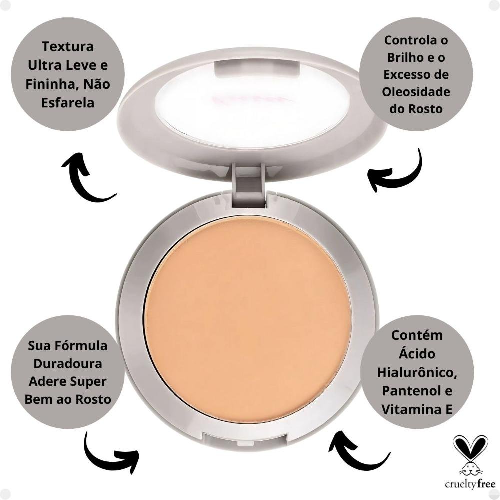 Pó Compacto Ruby Kisses Super Fixo Cor 220 Sfp220b Cor 220 2