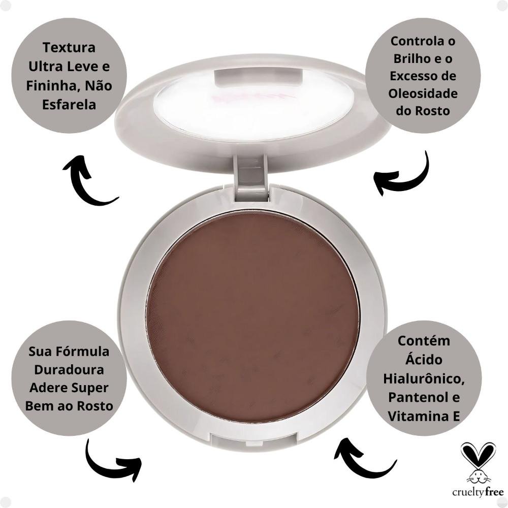 Pó Compacto Ruby Kisses Super Fixo Cor 435 Sfp435b Cor 435 2