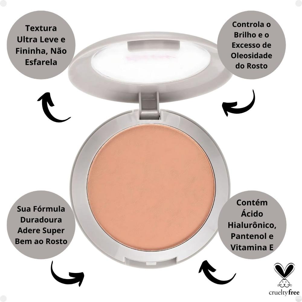 Pó Compacto Ruby Kisses Super Fixo Cor 230 Sfp230b Cor 230 5