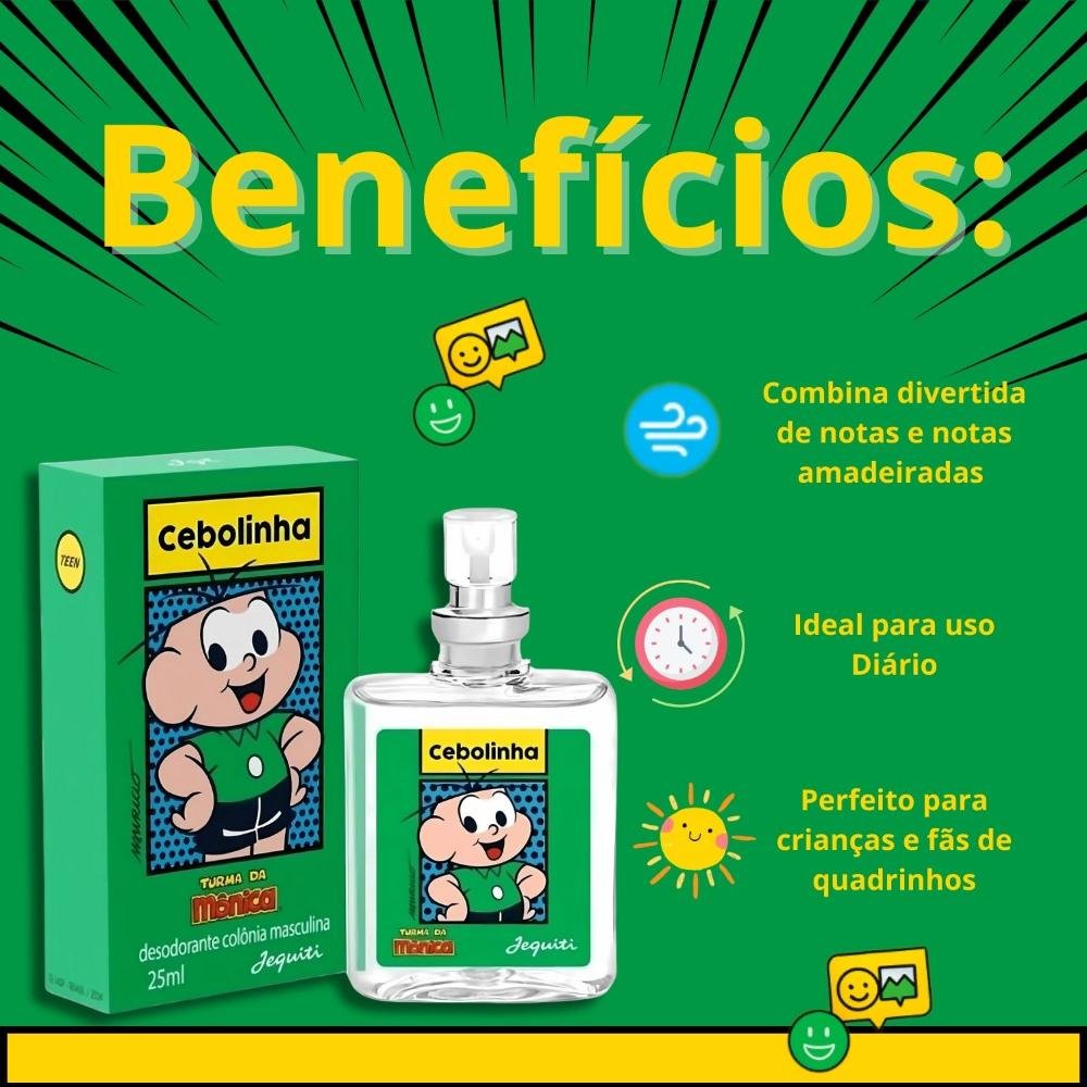 Kit Jequiti Teen Cebolinha: 2 Desodorante Colônia 25ml ÚNICO 2