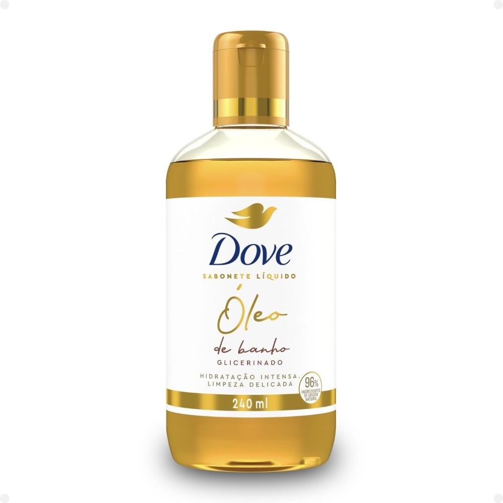 Oleo de Banho Glicerinado Dove Sabonete Líquido 240ml