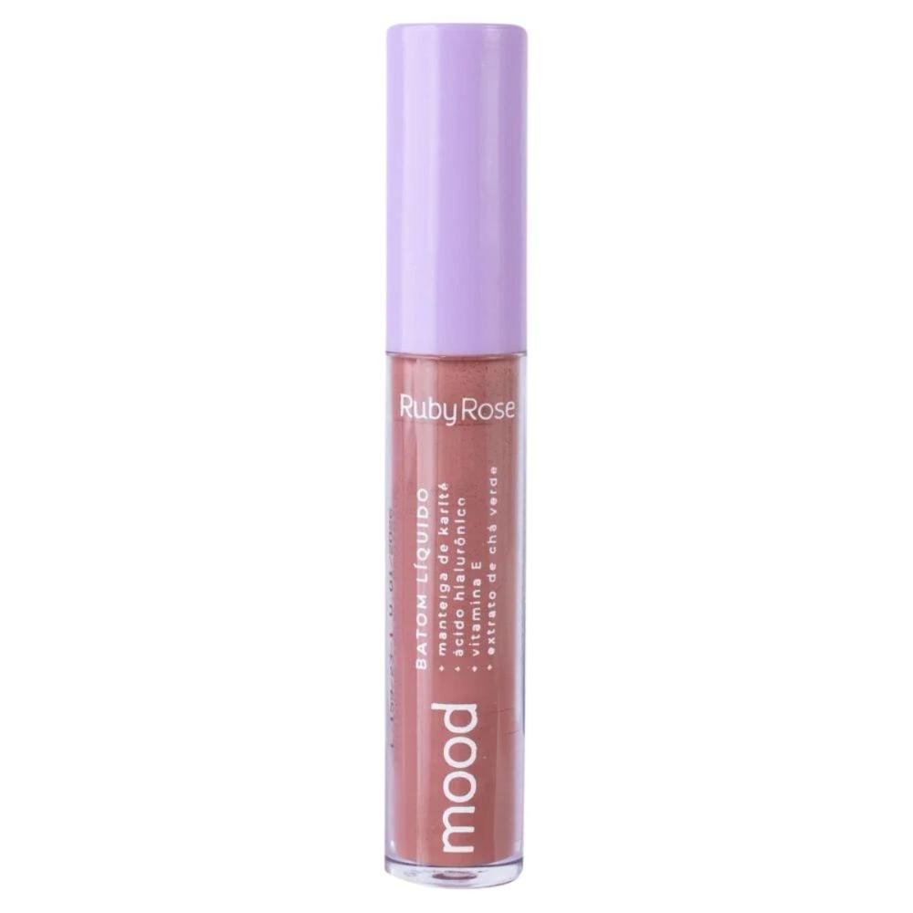 Batom Liquido Ruby Rose Mood Empathy 10 3,2ml Cor 10 3