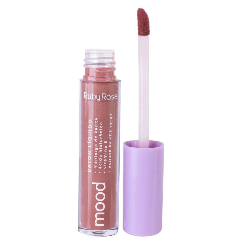Batom Liquido Ruby Rose Mood Empathy 10 3,2ml Cor 10 4
