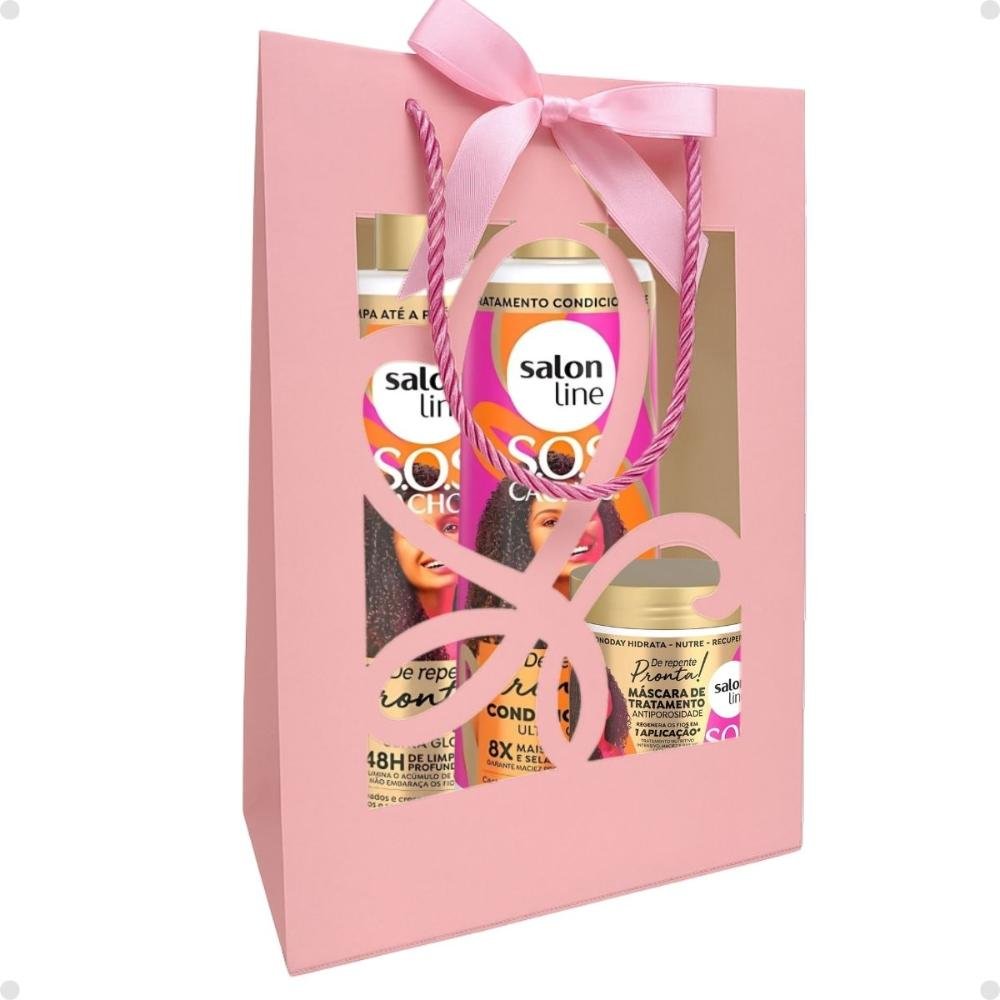 Kit Presente Salon Line De Repente Pronta: Shampo, Condicionador e Máscara + Mimo Exclusivo ÚNICO 3