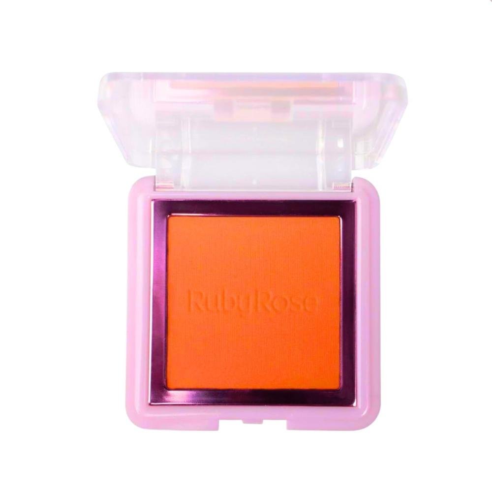 Blush Compacto Ruby Rose Textura Acetinada Bl10 7,3g Cor Bl10 3