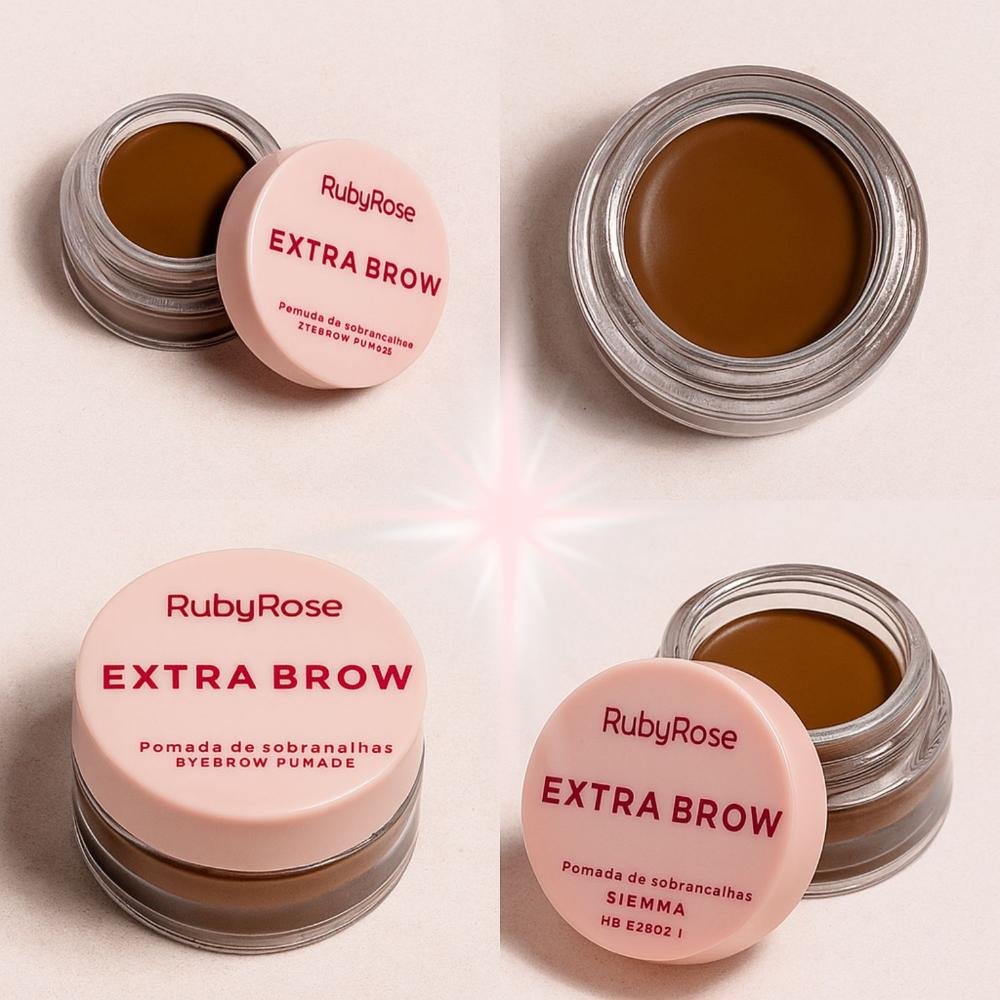 Pomada de Sobrancelhas Ruby Rose Extra Brow Sienna Hb-E2502-1 Sienna 3