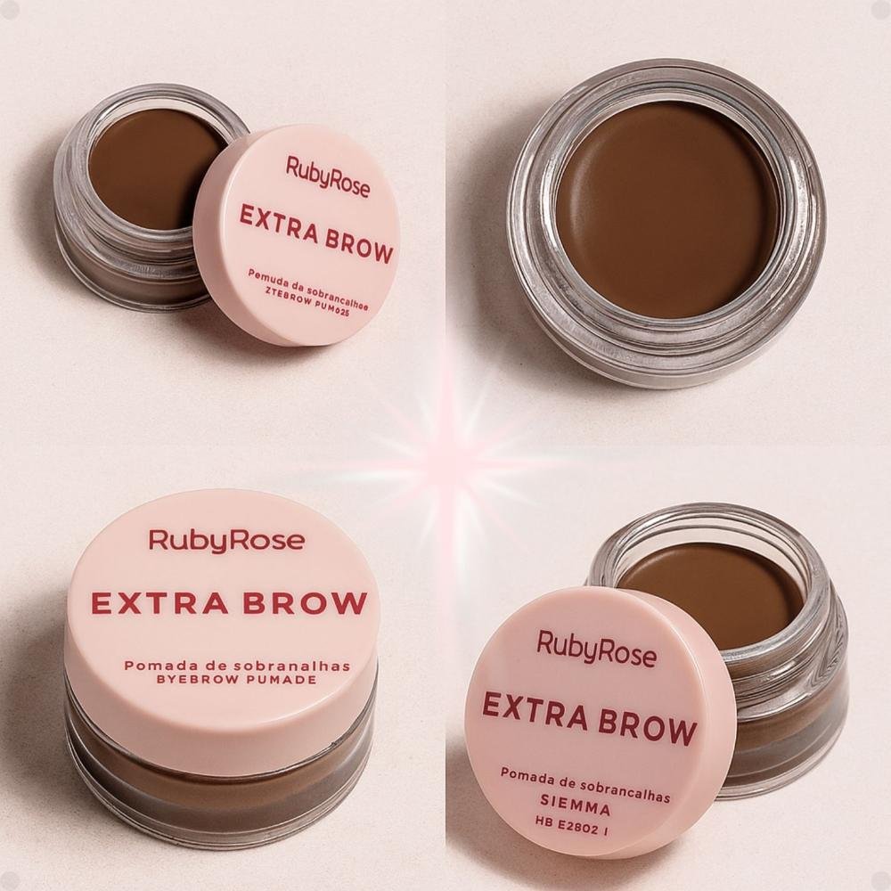 Pomada de Sobrancelhas Ruby Rose Extra Brow Sepia Hb-E2502-3 Sepia 3