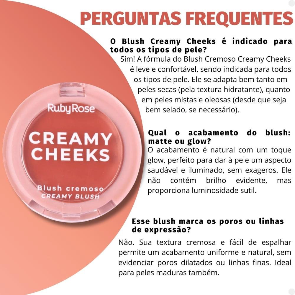 Blush Cremoso Ruby Rose Creamy Cheeks Sand Brown HB-M02-3 5,5g Sand Brown 5