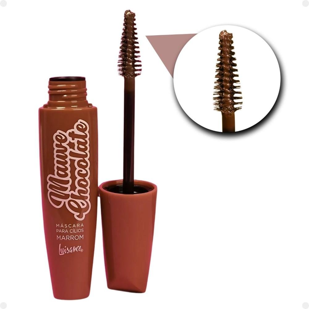 Máscara Para Cílios Marrom Luisance Mauve Chocolate 12ml Mauve Chocolate 3