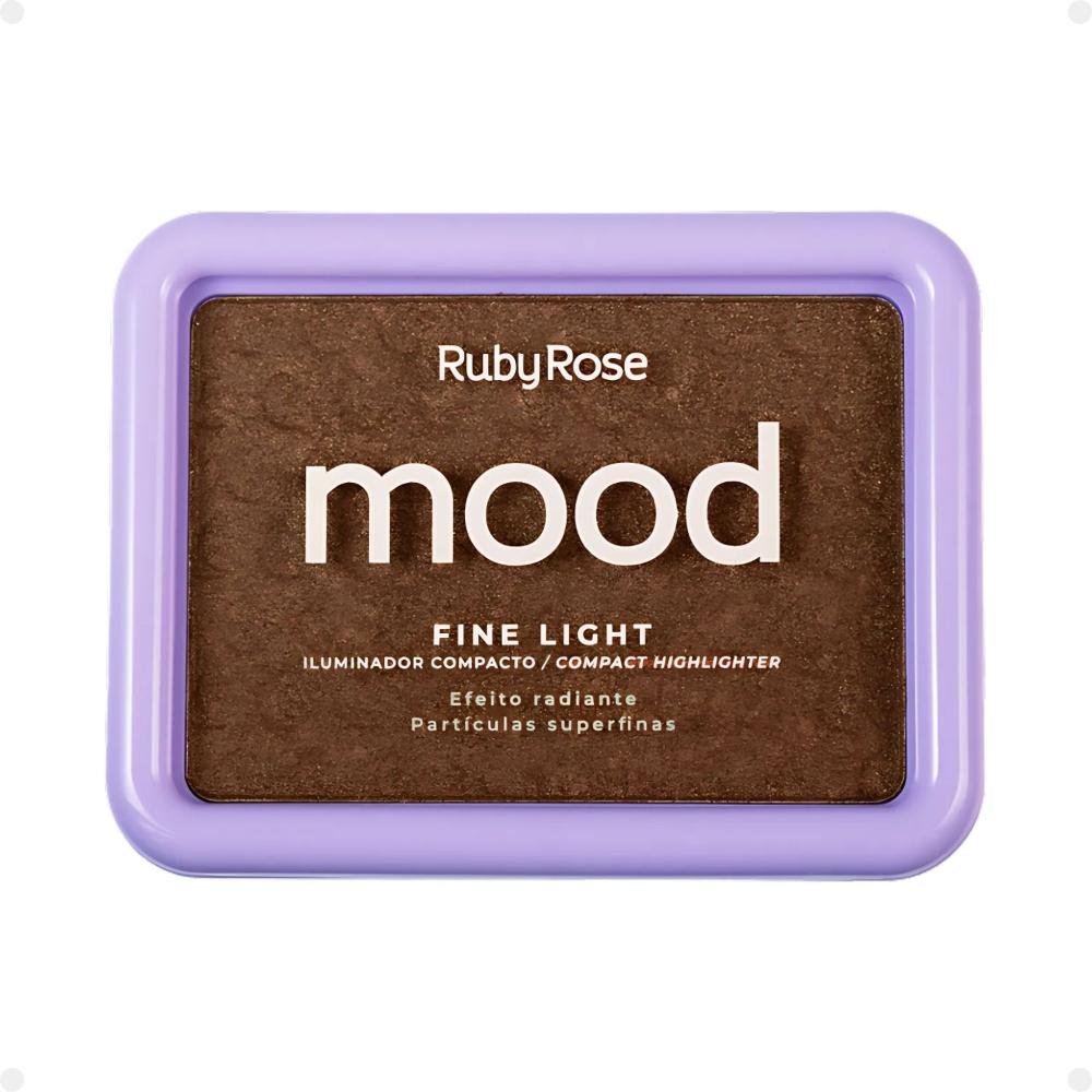 Iluminador Compacto Ruby Rose Mood Fine Light Efeito Radiante Mlf02 Cor MFL02 3