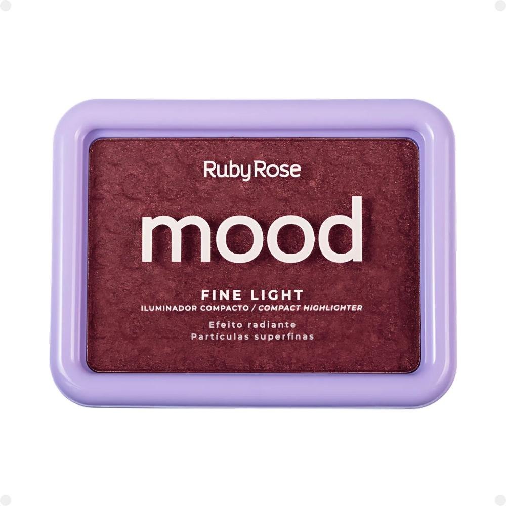 Iluminador Compacto Ruby Rose Mood Fine Light Efeito Radiante Mlf08 Cor MFL08 3