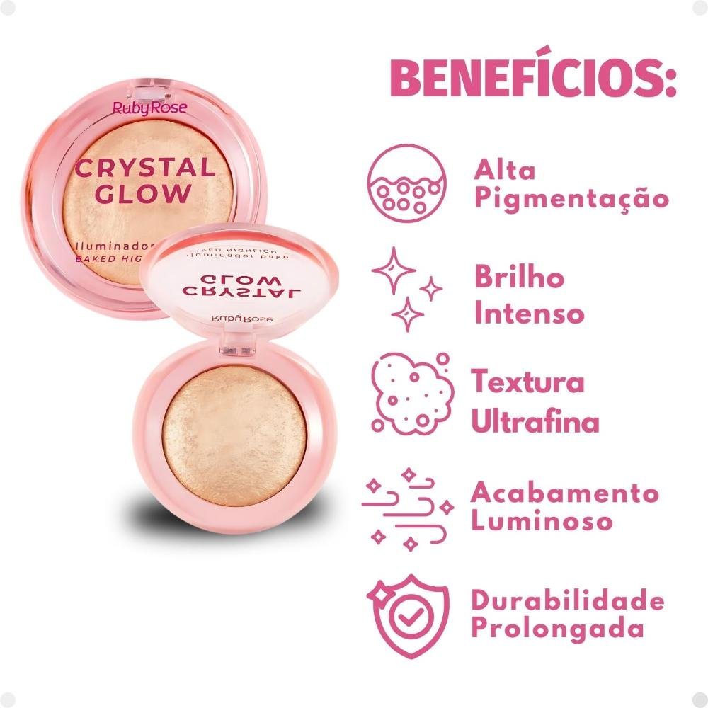 Iluminador Baked Ruby Rose Crystal Glow Solar Flare Hb-m700-7 Solar Flare 2