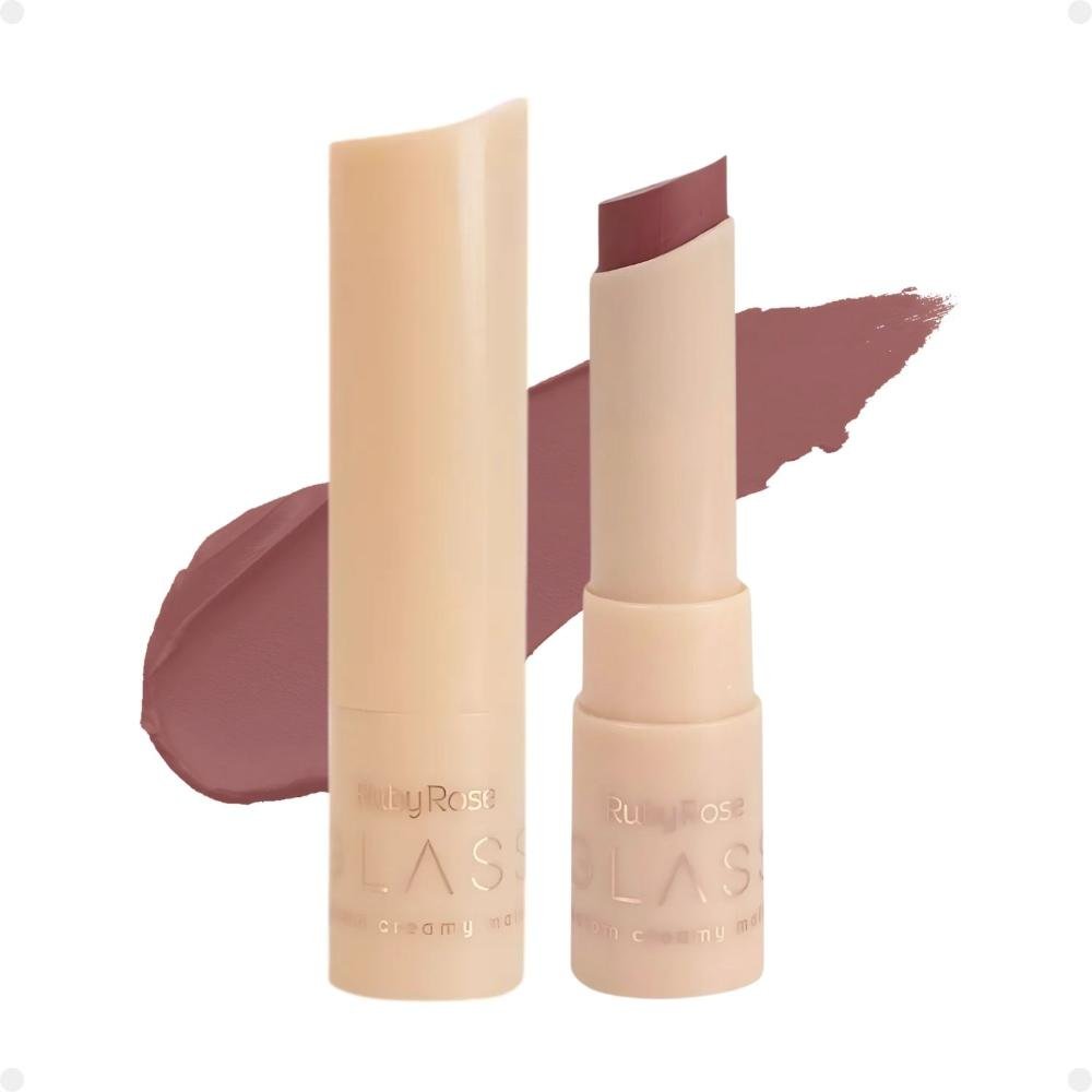 Batom Creamy Matte Ruby Rose Glass GL01 Hb-F567-1 3g Cor GL01 3