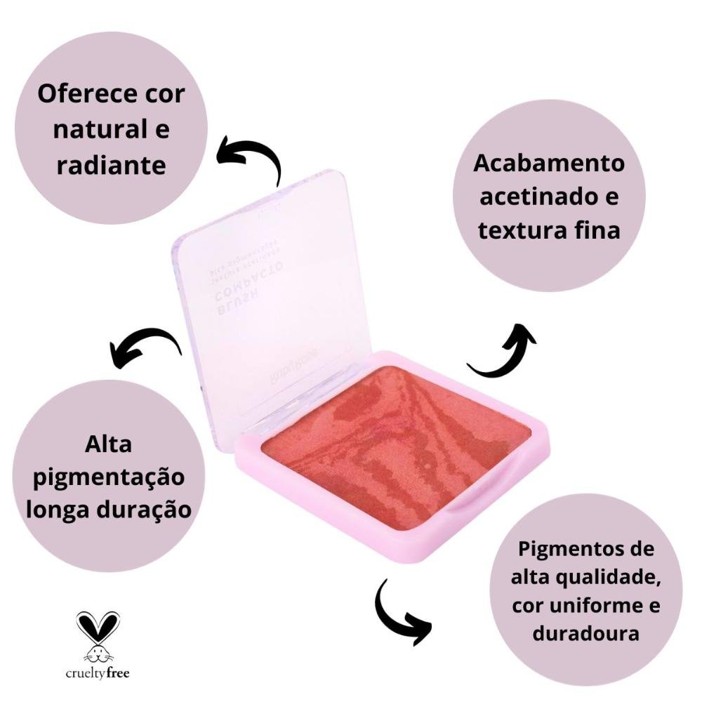 Blush Compacto Ruby Rose Bc50 Precious 7g Precious 2