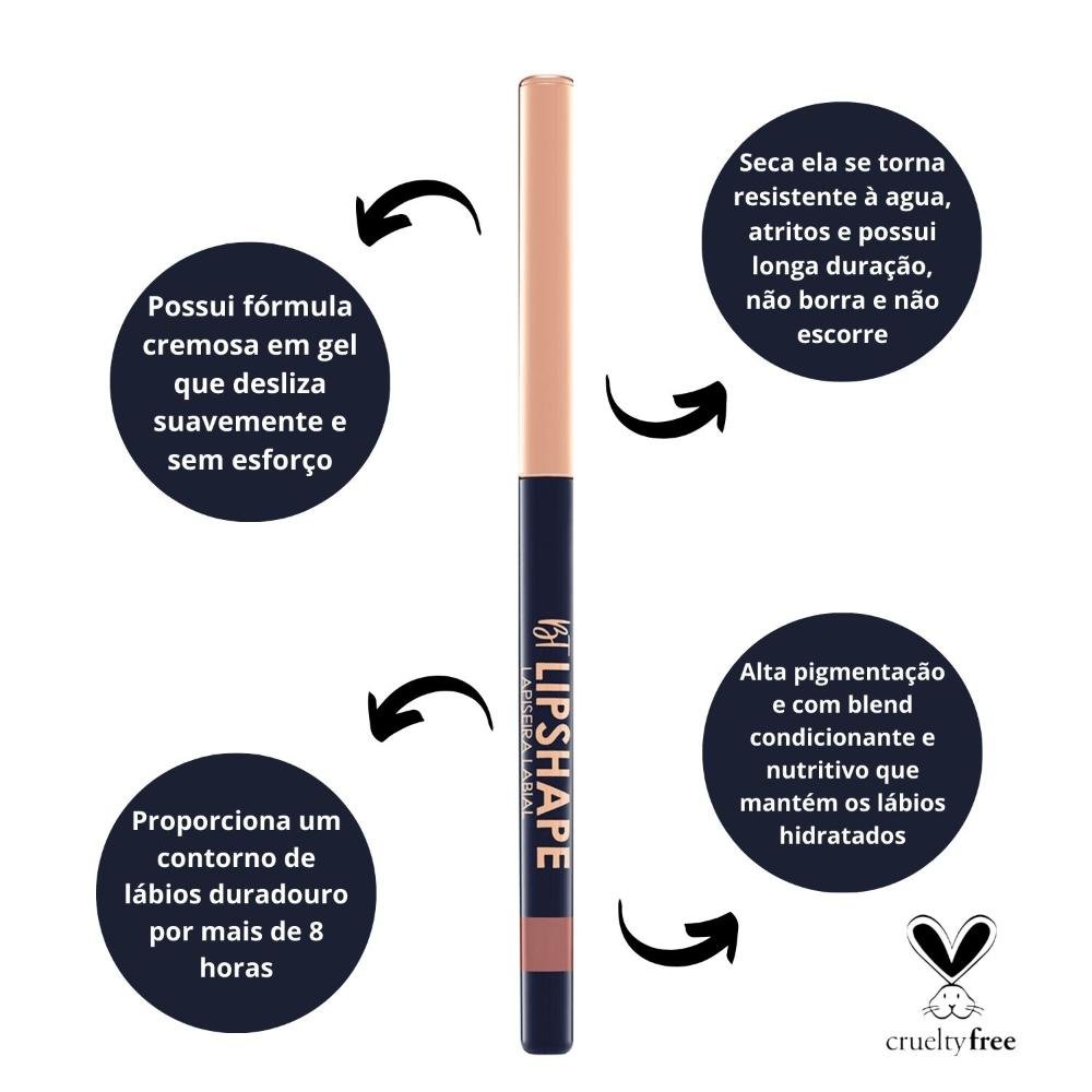 Lapiseira Labial Bruna Tavares Bt Lipshape Mocha 300mg Mocha 2