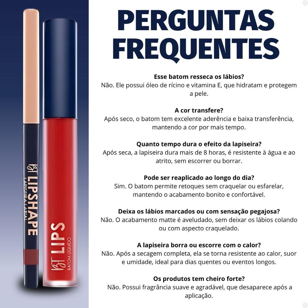 Kit Bruna Tavares Bt: Batom Líquido Bruna e Lapiseira Labial Red Carpet Red Carpet 5