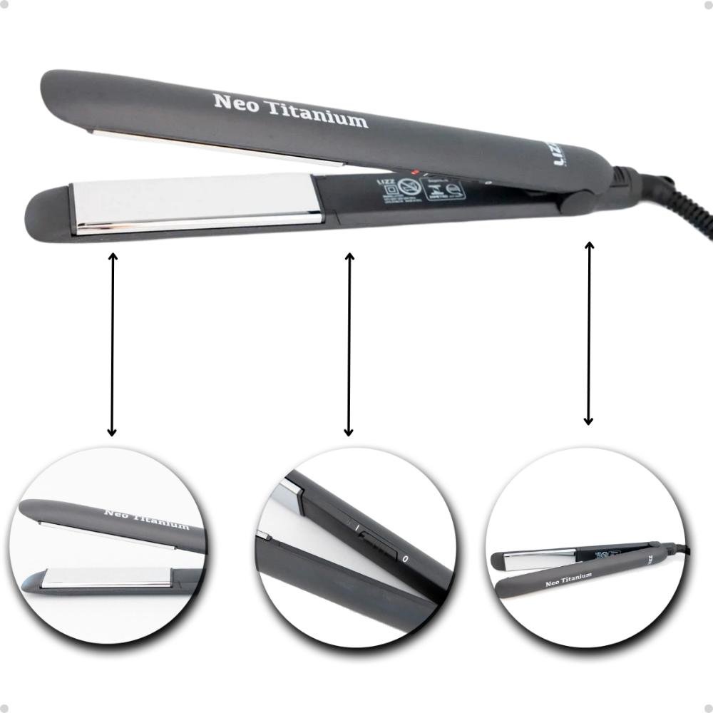 Prancha Lizz Neo Titanium Cinza 230°C Bivolt Bivolt 3