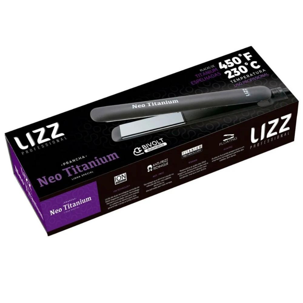 Prancha Lizz Neo Titanium Cinza 230°C Bivolt Bivolt 4