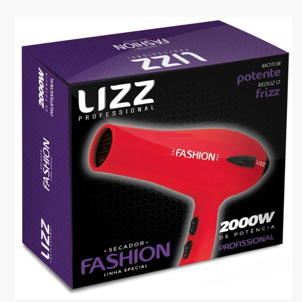 Secador Lizz Fashion Vermelho 2150w 127v 127V 4
