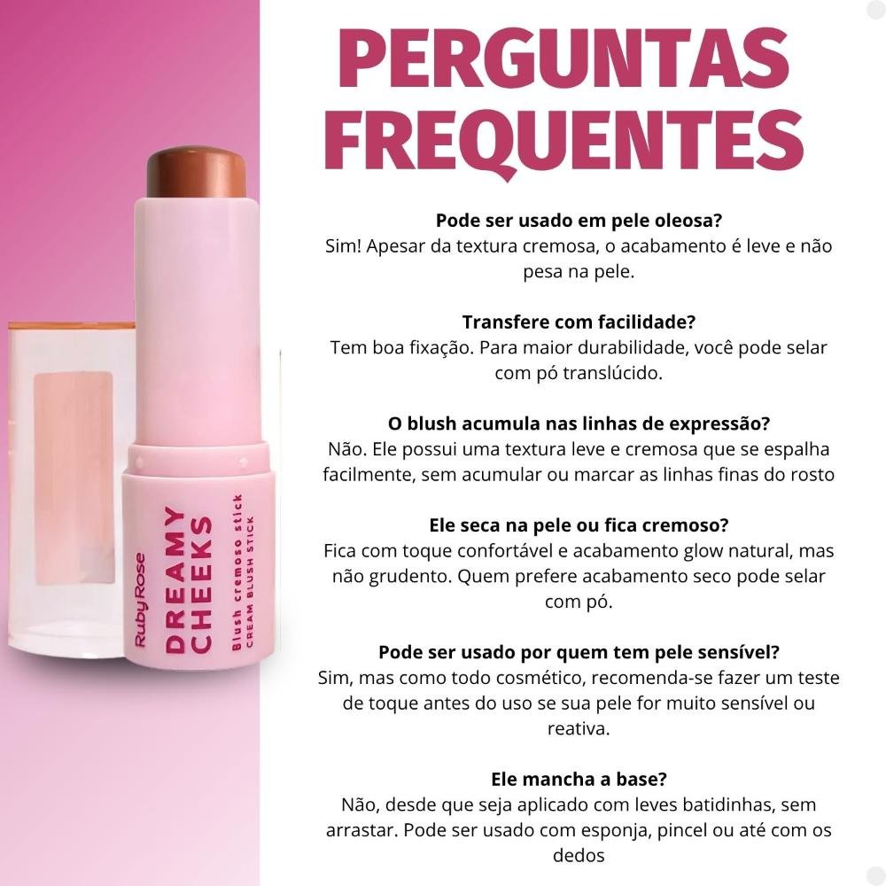 Blush Stick Ruby Rose Dreamy Cheeks Caramel Touch HB-M01-1 6,57g Caramel Touch 5