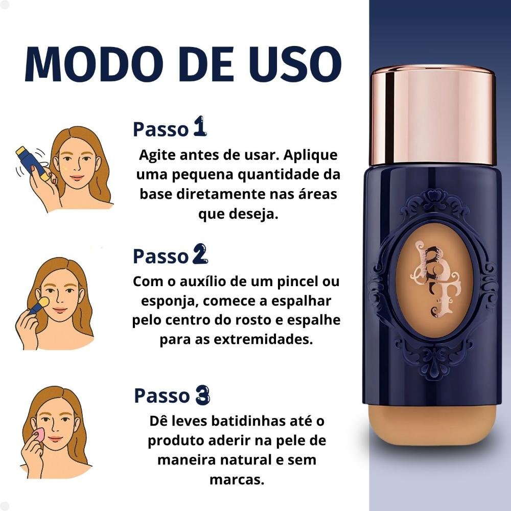 Base Líquida Bruna Tavares Bt Skin M60 40ml 40ml 5