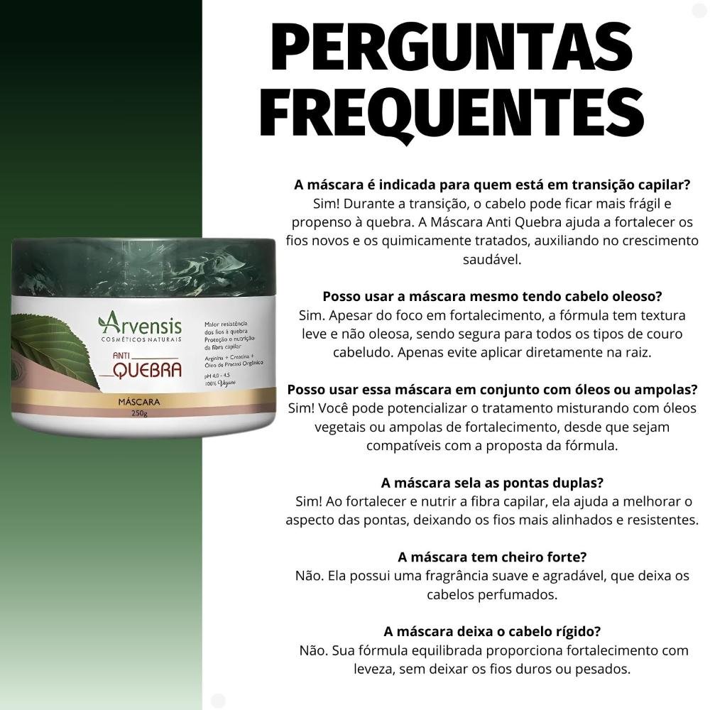 Máscara Arvensis Anti Quebra 250g 250g 5