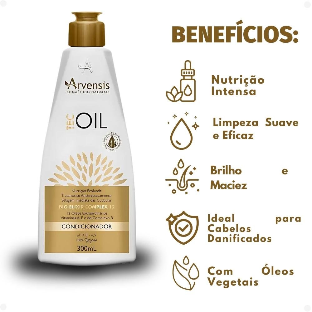 Condicionador Arvensis Tec Oil 300ml 300ml 2