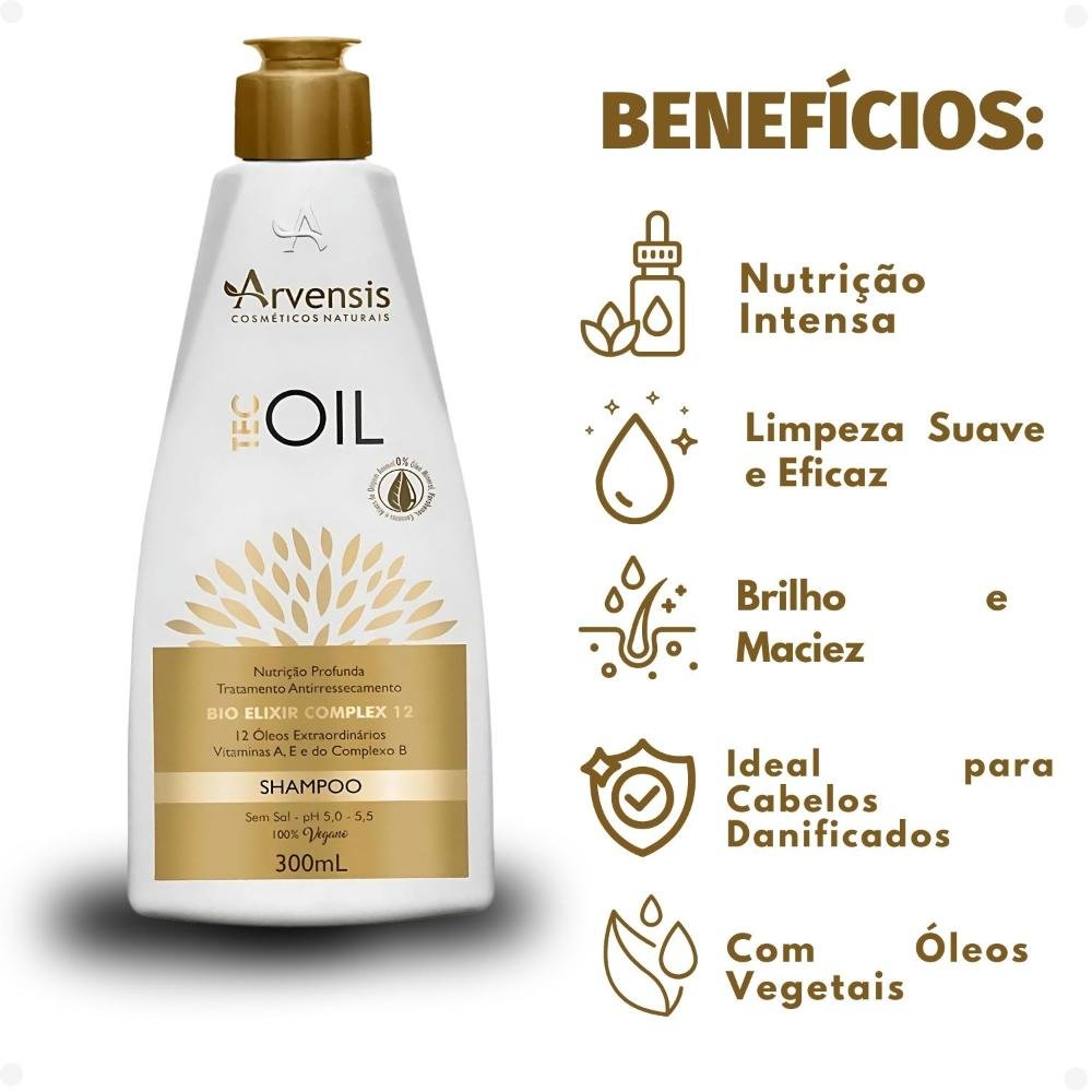 Shampoo Arvensis Tec Oil 300ml 300ml 2