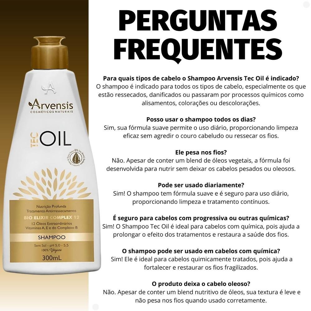 Shampoo Arvensis Tec Oil 300ml 300ml 5