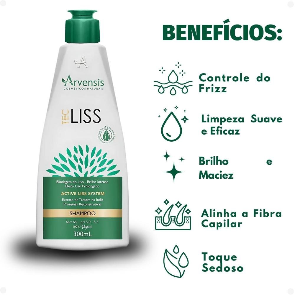 Shampoo Arvensis Tec Liss 300ml 300ml 2