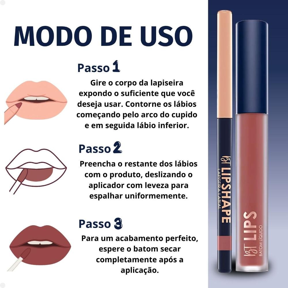 Kit Bruna Tavares Bt: Batom Líquido Gabriela e Lapiseira Labial Marsala + Mimo Necessaire ÚNICO 6