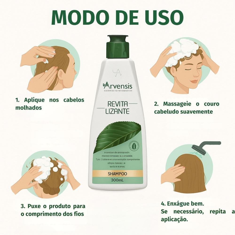 Shampoo Arvensis Revitalizante 300ml 300ml 4