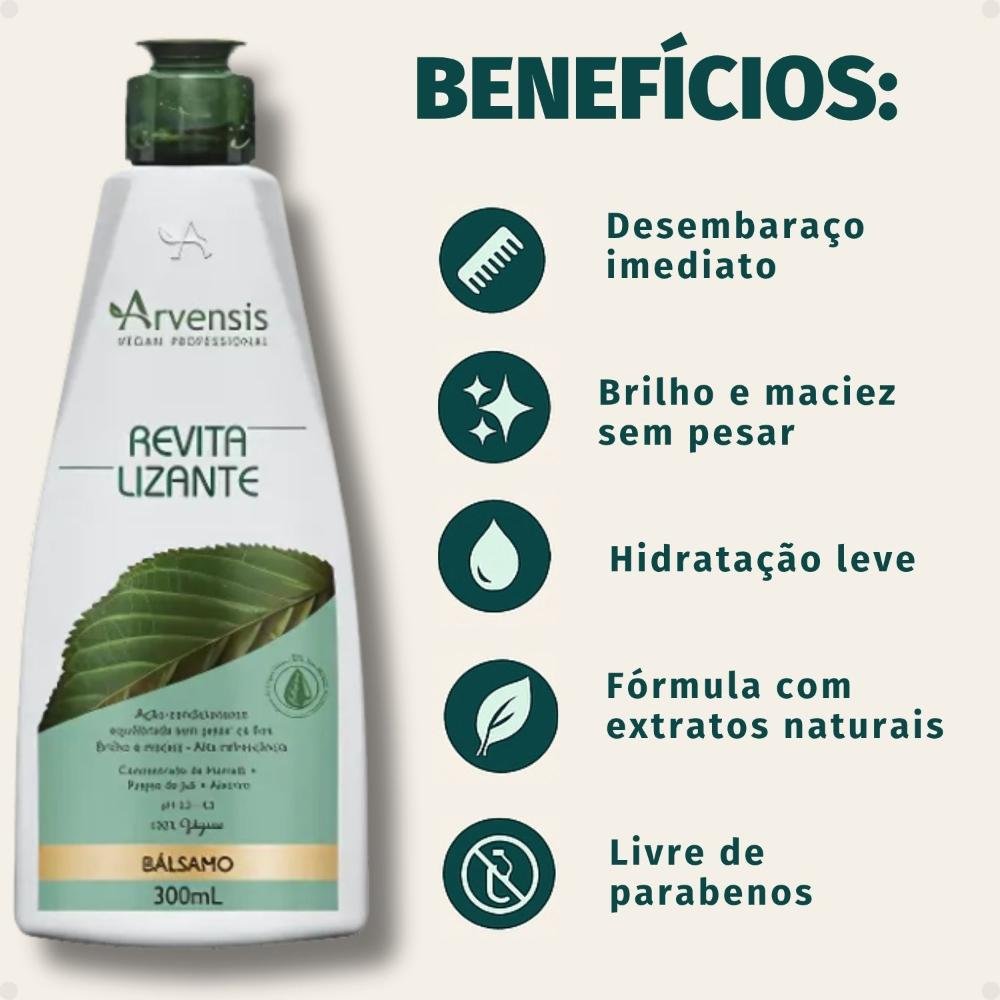 Condicionador Bálsamo Arvensis Revitalizante 300ml 300ml 2