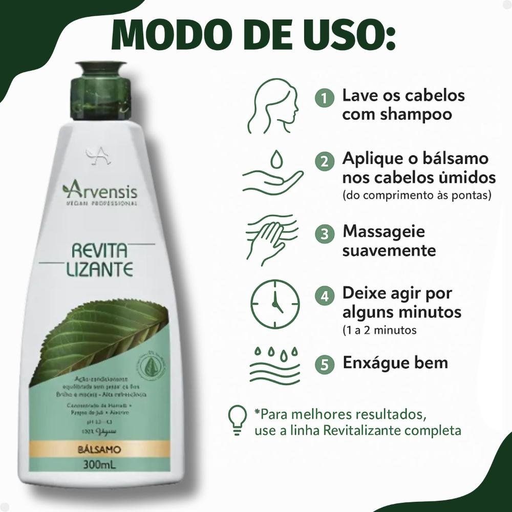 Condicionador Bálsamo Arvensis Revitalizante 300ml 300ml 4