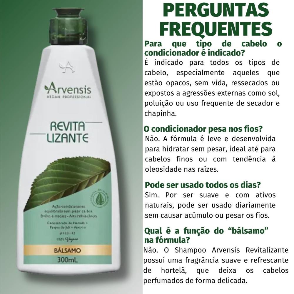 Condicionador Bálsamo Arvensis Revitalizante 300ml 300ml 5
