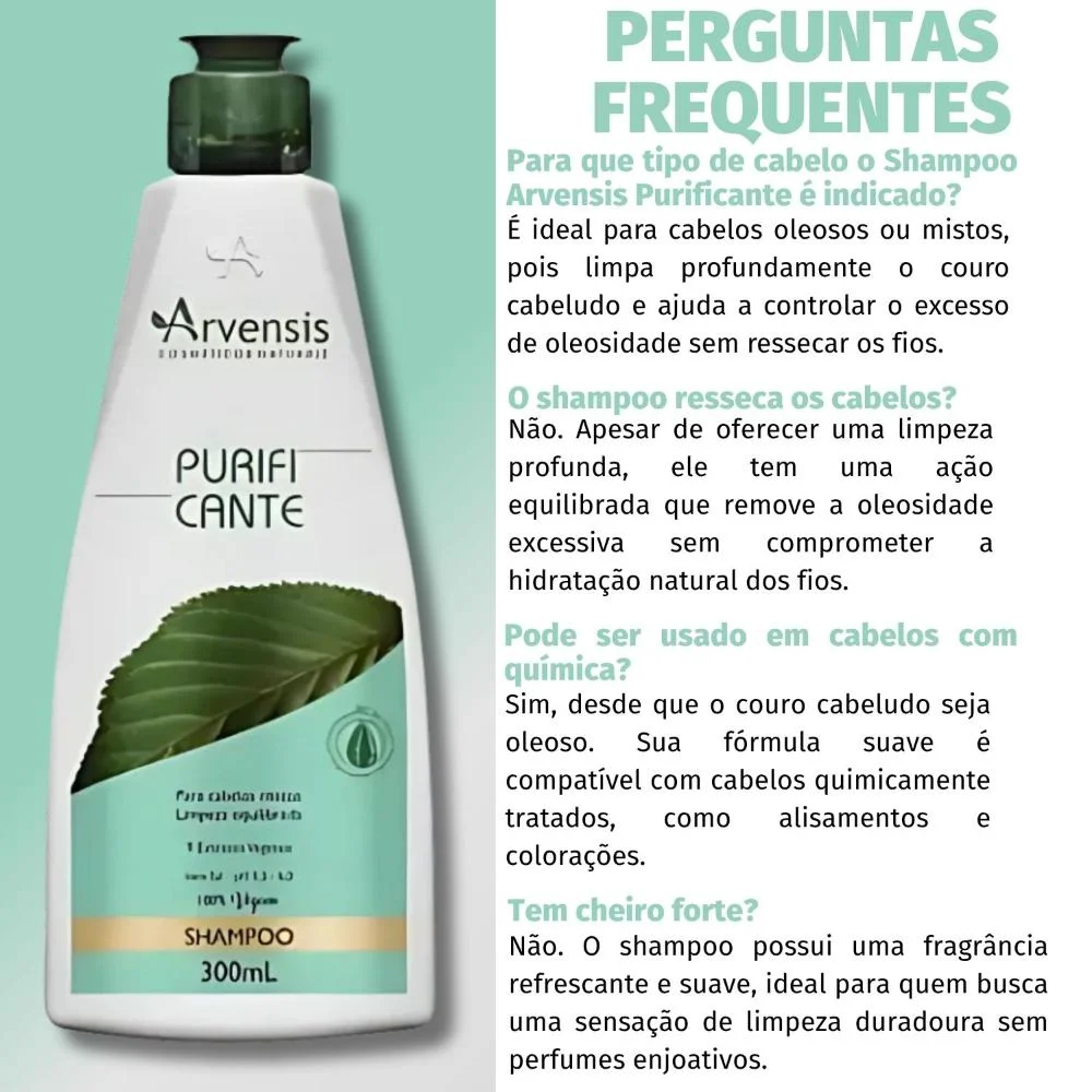 Shampoo Arvensis Purificante 300ml 300ml 5