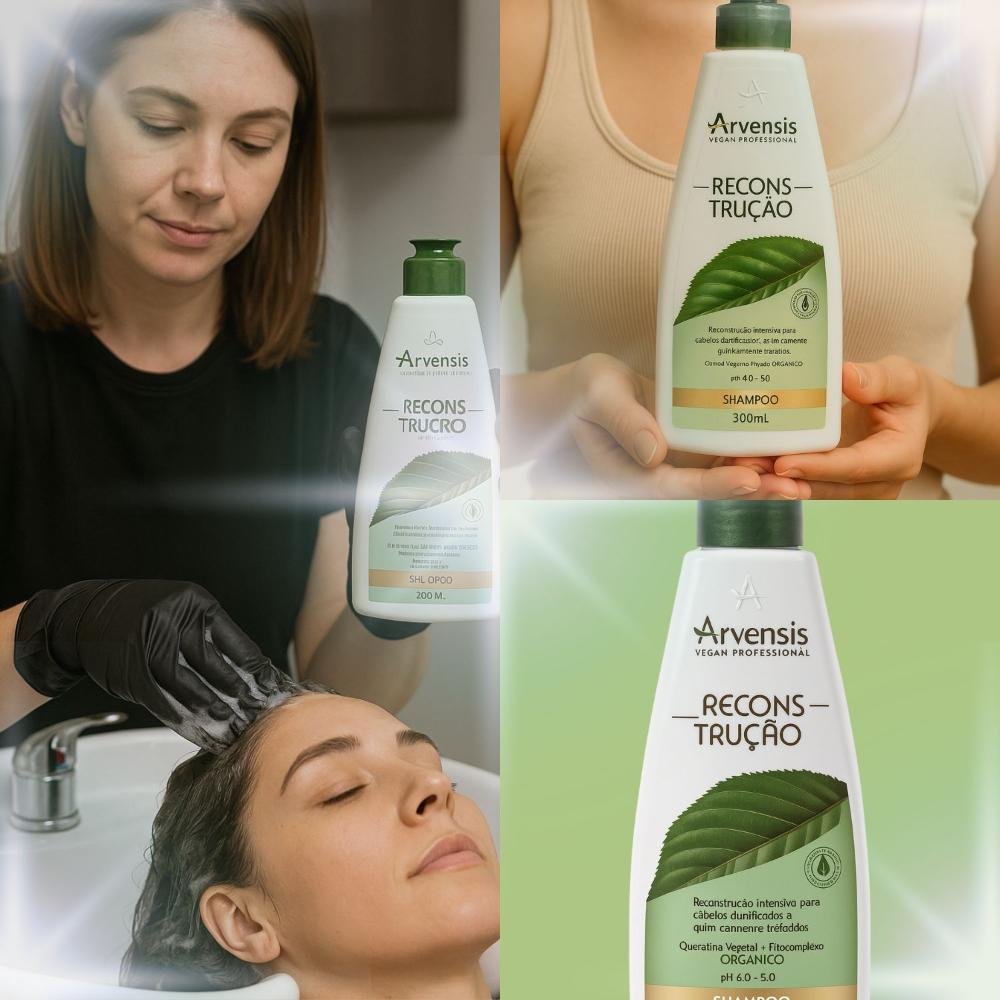 Shampoo Arvensis Reconstrução 300ml 300ml 3