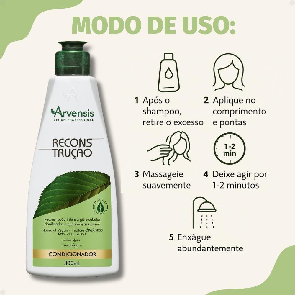 Condicionador Arvensis Reconstrução 300ml 300ml 4
