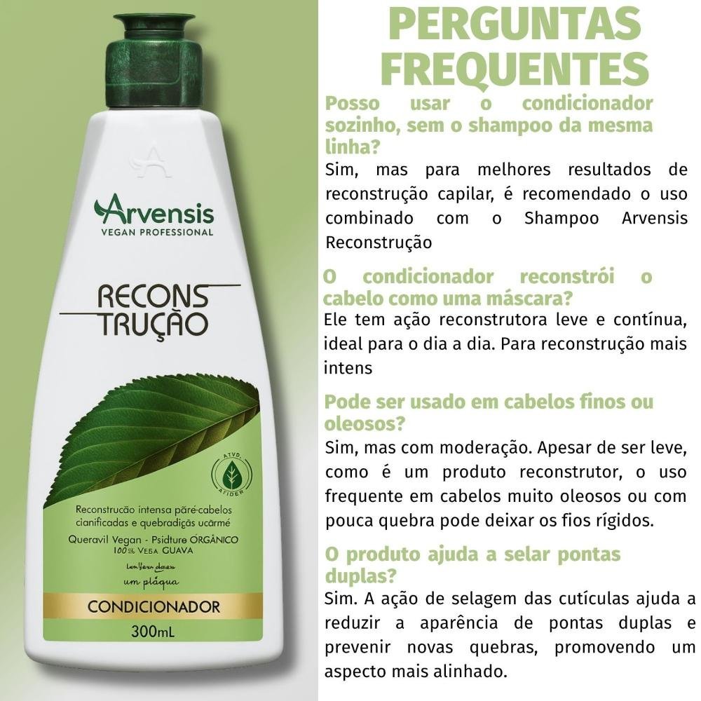Condicionador Arvensis Reconstrução 300ml 300ml 5