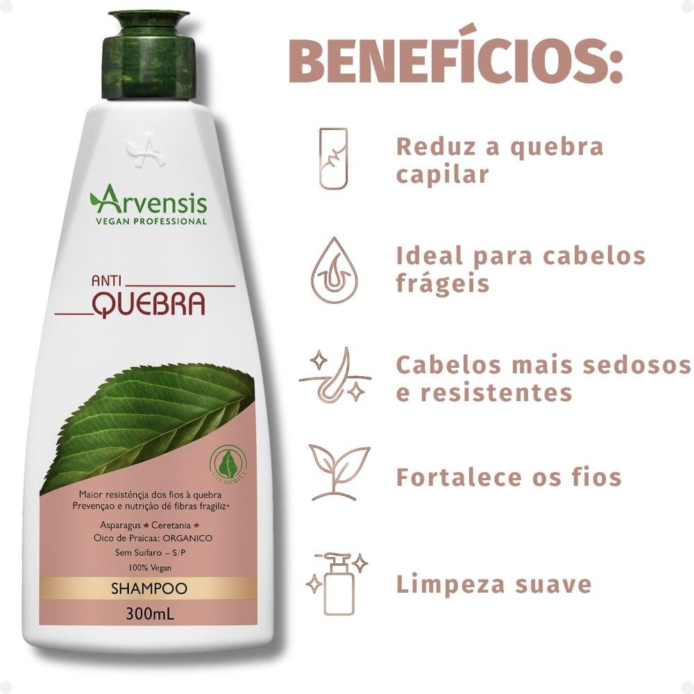 Shampoo Arvensis Anti Quebra 300ml 300ml 2