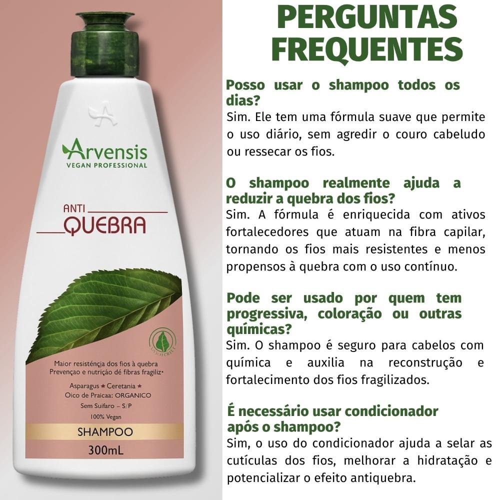 Shampoo Arvensis Anti Quebra 300ml 300ml 5