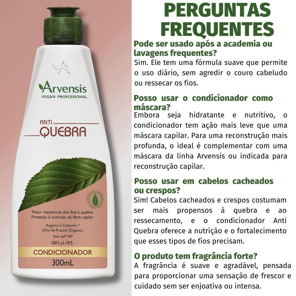 Condicionador Arvensis Anti Quebra 300ml 300ml 5